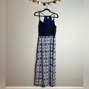 J. Crew patterned maxi dress